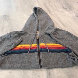 Aviator Nation grey hoodie